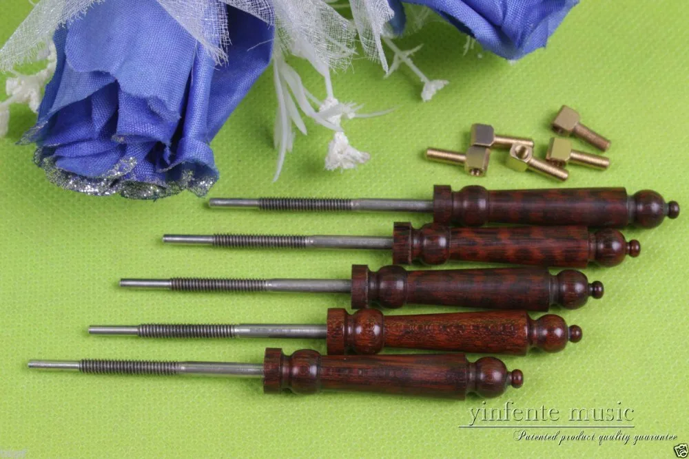 

5 set 4/4 violin bow part snakewood fr og,bow top parts violin parts