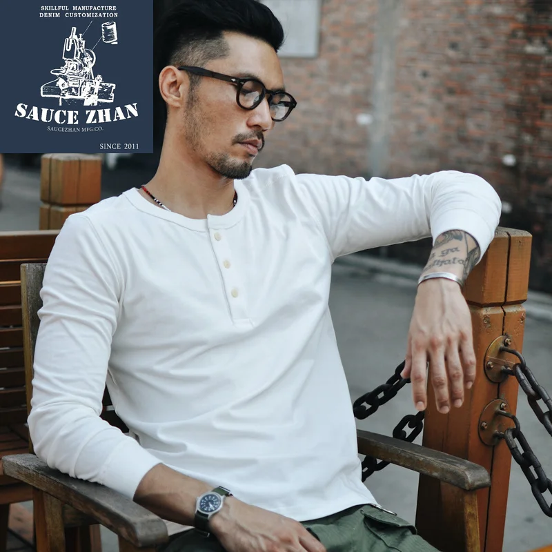 t shirt with thick collar