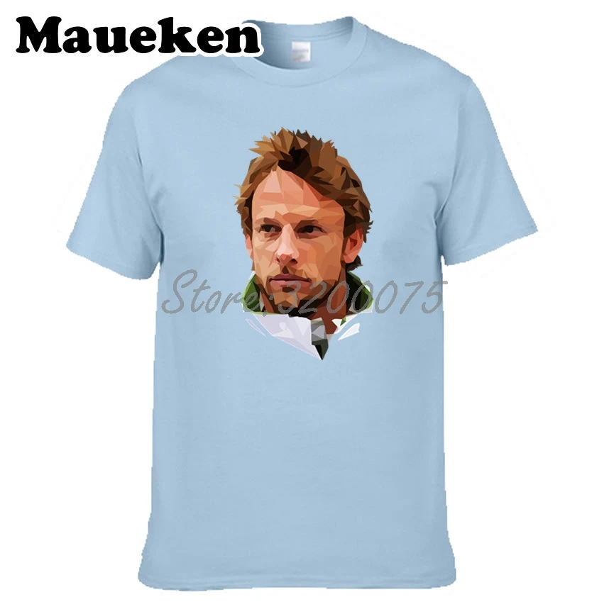 Мужская футболка Jenson Button 22 racing driver one time Formula World чемпионская одежда футболка мужская футболка с круглым вырезом W19032705 - Цвет: 11