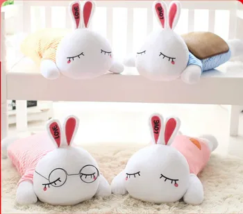 

2017 Large Papa Baby Rabbit Plush Toys Music Pillow Love Bluetooth Children Gifts