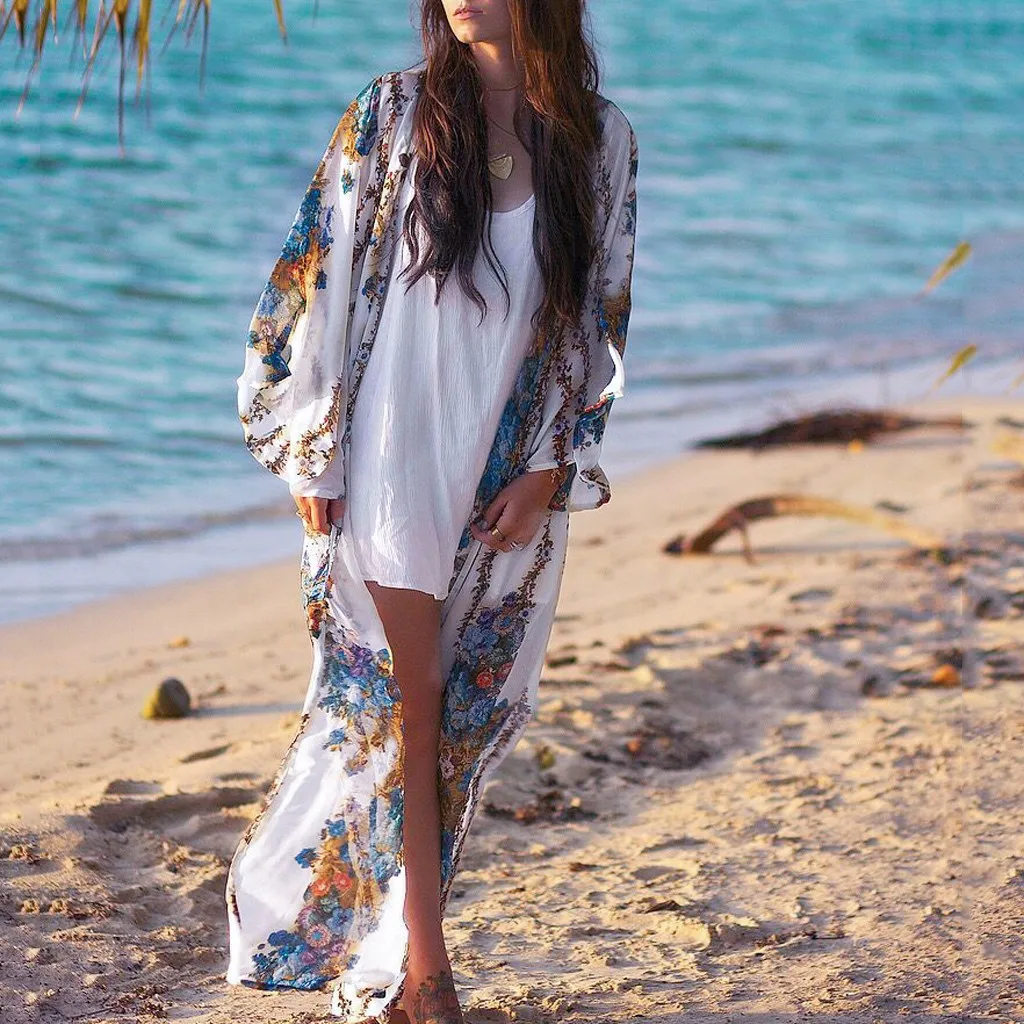 ROBE DE PLAGE,Sarong Wrap Oversize Bikini Cover Up Bretelles Dos Nu Serviette De Plage Vacances