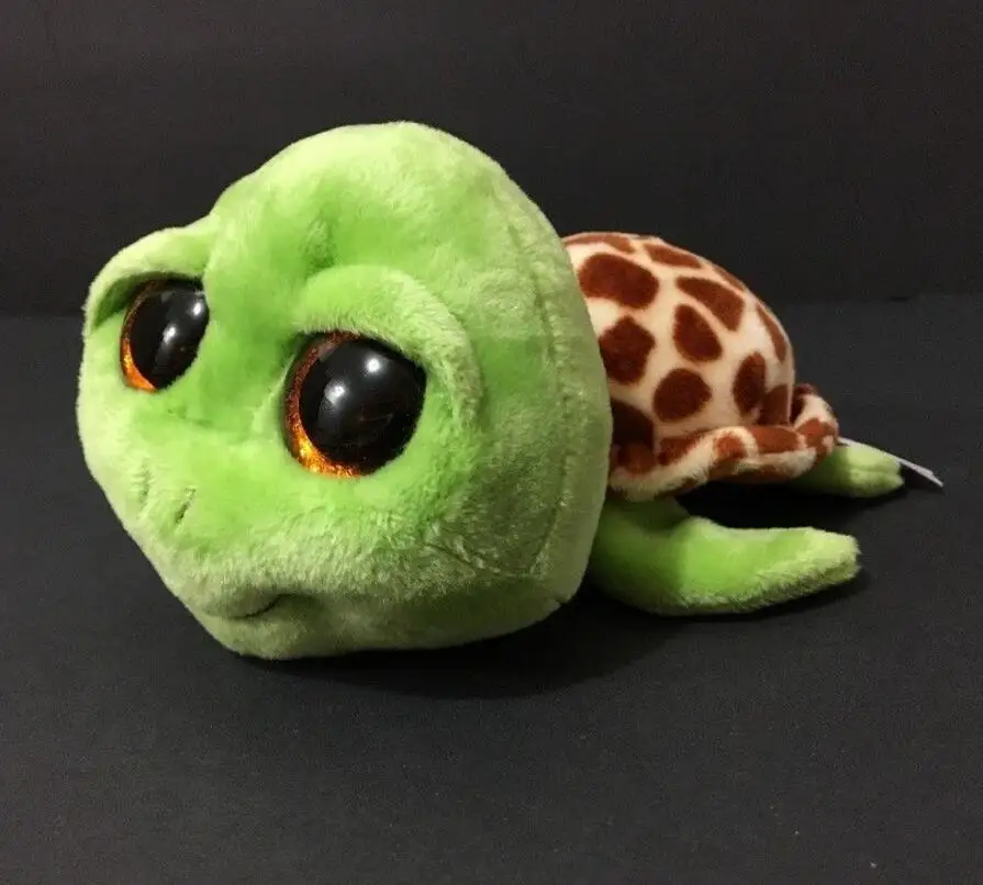 9" TY Beanie Boos Buddies Zippy Green Turtle Medium 25cm Plush Stuffed