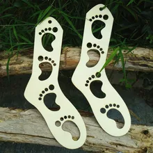 2 шт натуральные деревенские деревянные бирки деревянные носки блокировщик деревянные носки формы ручной работы полые ноги ручной вязки носки формы