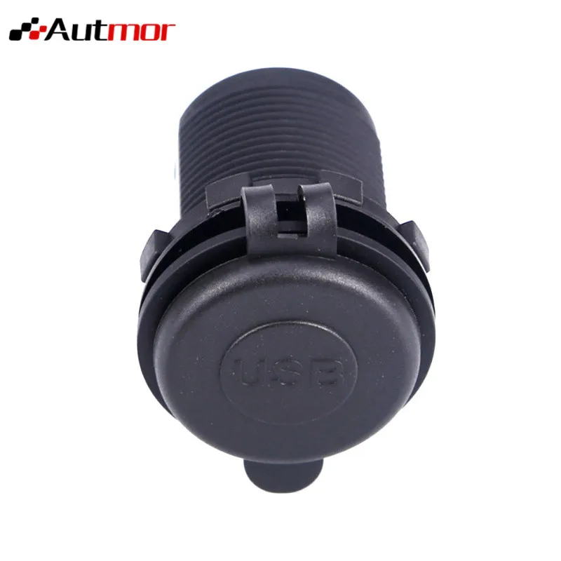 

Motorcycle Dual USB Socket Charger Power Adapter Outlet Power Mobile Phone Charger with LED 12-24V for Auto Car Truck Yacht Bus