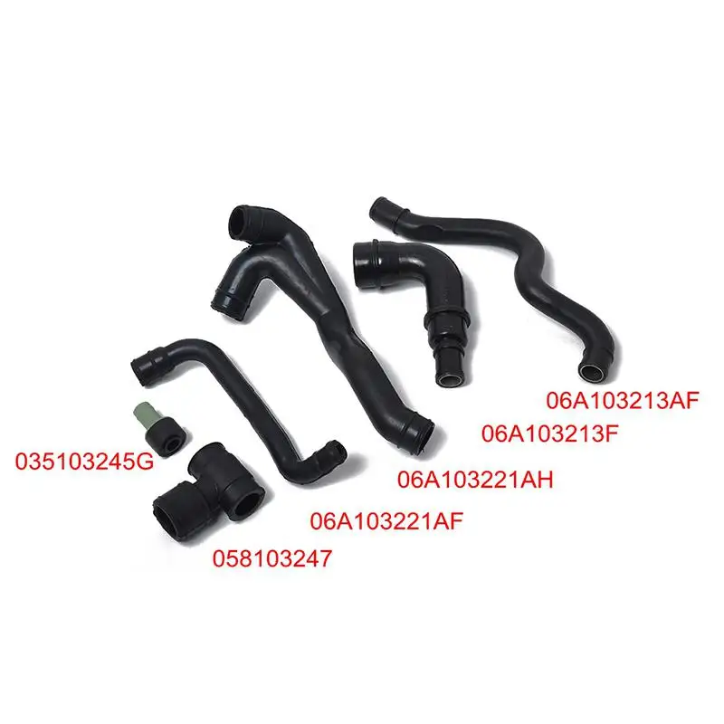 

Adeeing Professional OE 06A103221AF Engine Crankcase Breather Hose Kit Ventilation Connector Breather Hose for Audi A3 r30