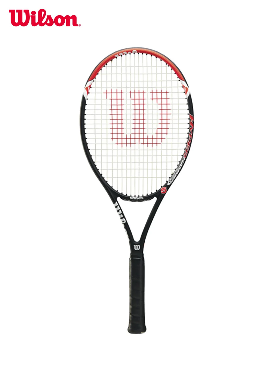 

Original Wilson New Tennis Racket Beginner hyper Hammer 5 Hybrid Wrt57290u2 Carbon Aluminum Alloy