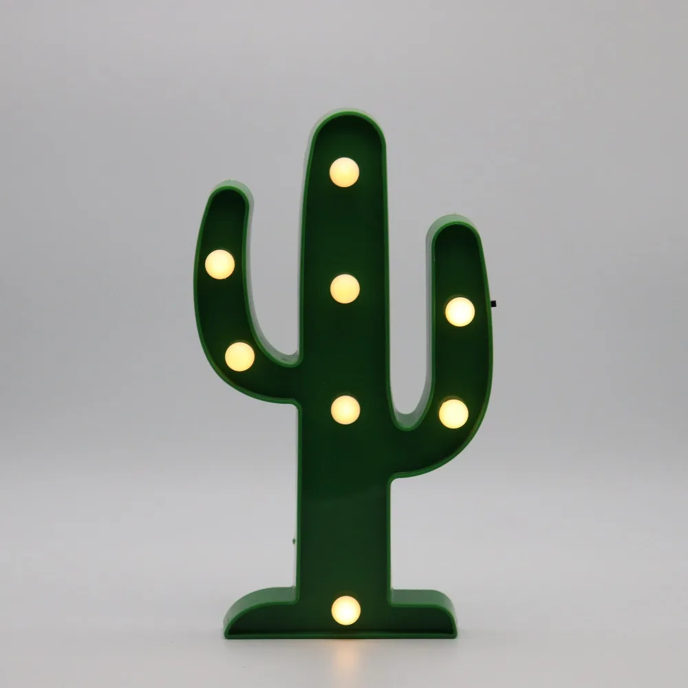 

TONGER Table Lamp Animal LED 3D Night Light Christmas Party Decor Cactus Shapes Party Lights Gift Reindeer Bedroom Decoration
