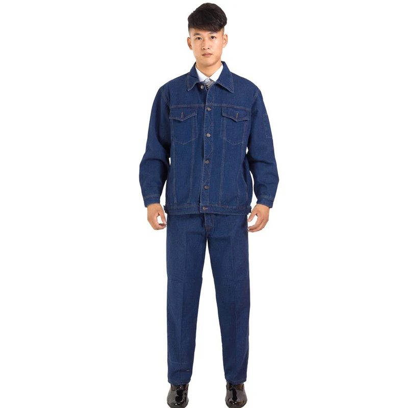 Work Clothing Man Uniform Long Sleeve Coveralls Protective Cloth for Worker Repairman Machine Auto Repair Welding DYF009 | Безопасность