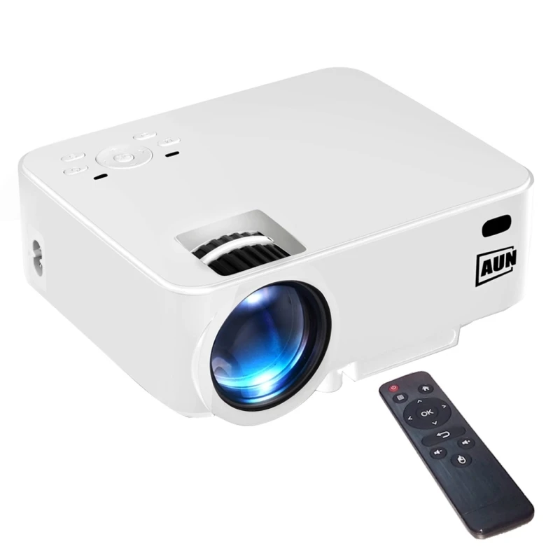 

AUN AM200P Mini LED Projector WIFI Android 1500 Lumens Multimedia Video Projector 512MB+8GB Home Theater Miracast DLNA Airplay