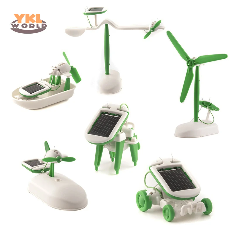 Buy 6 in 1 Solar Power Robot Kit DIY Assemble Gadget