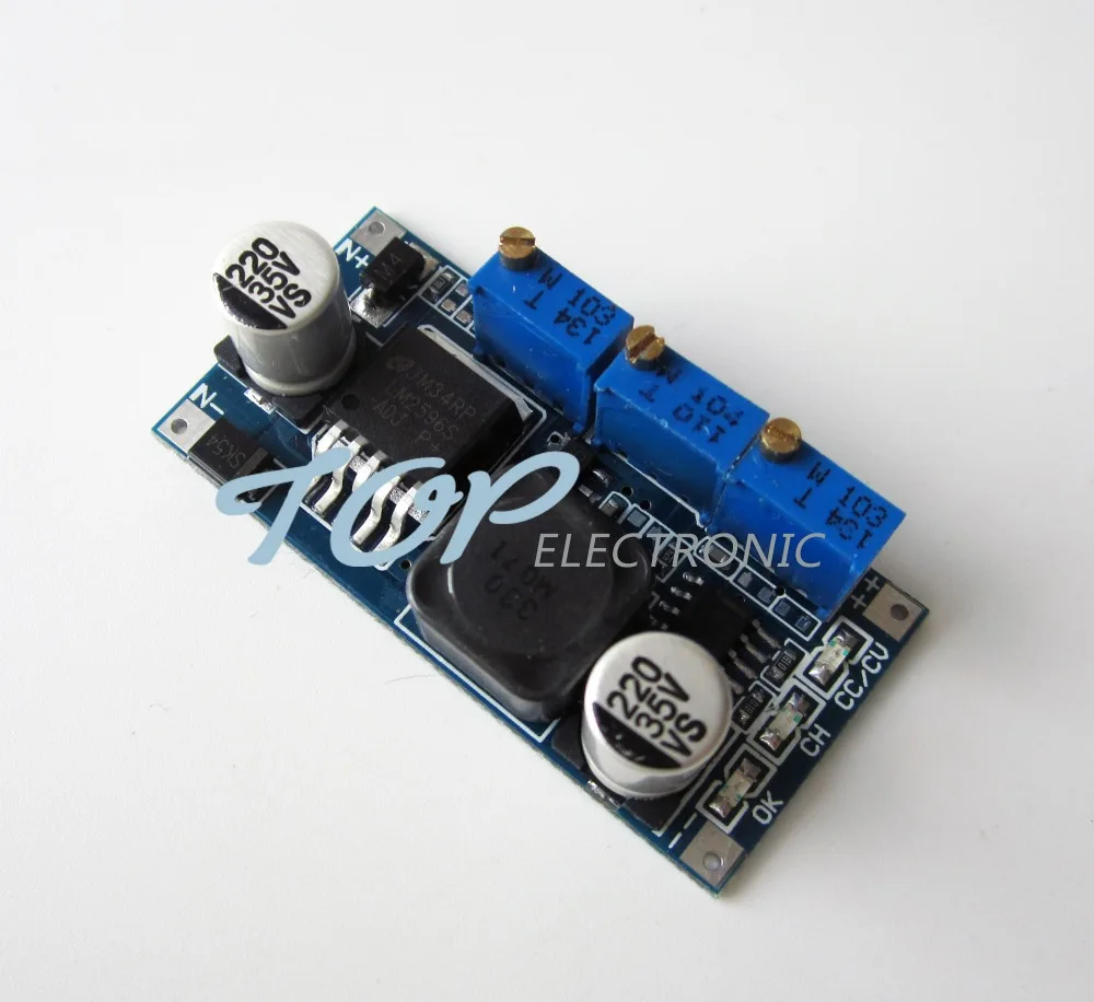 

1PCS DC-DC LM2596 Step-down Adjustable Power Supply Module CC-CV LED Driver