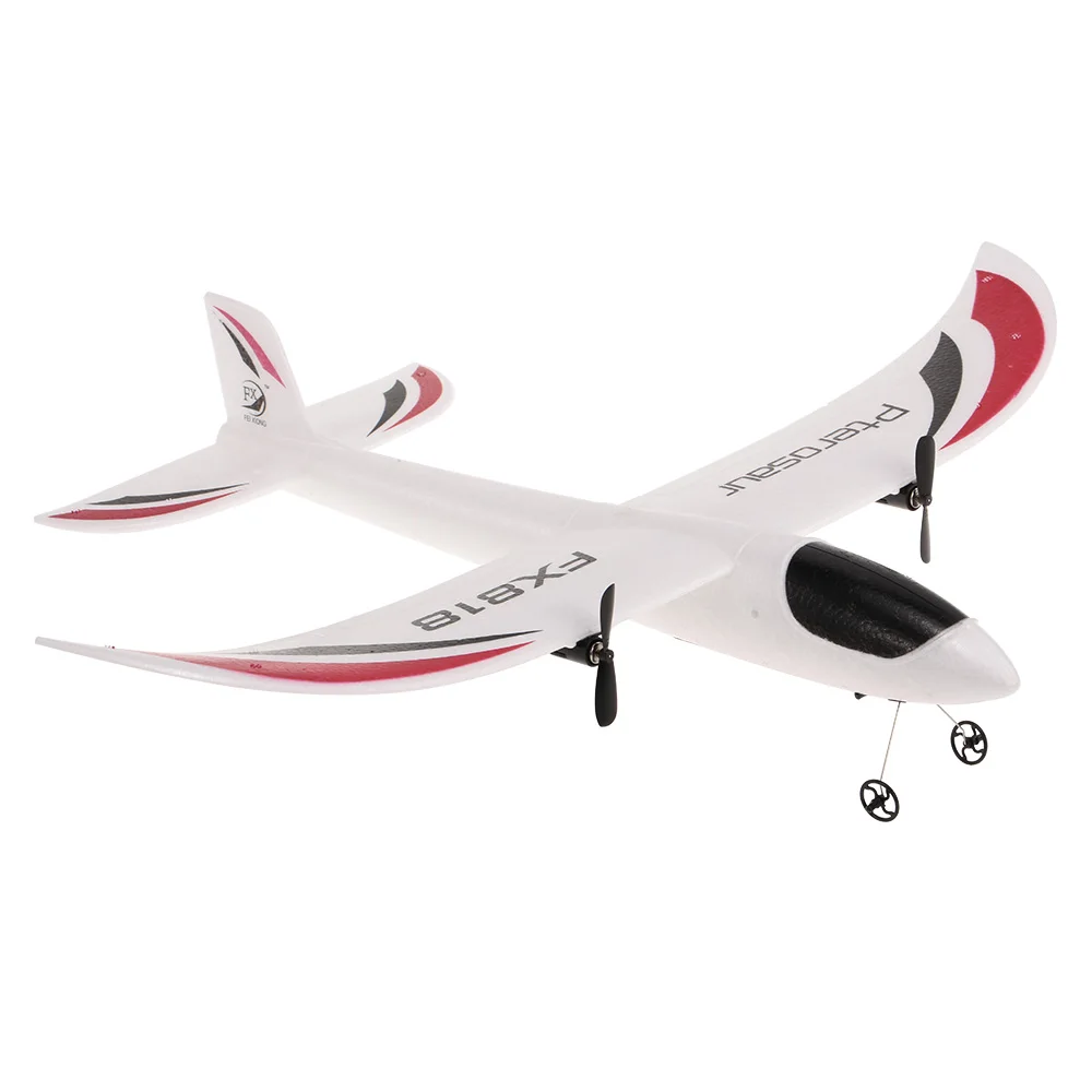 FX-818 RC Aircraft 2.4G 2CH 480mm Wingspan Remote Control Airplane Glider Fixed Wing RC Airplane RTF Plane RC Toys For Kids