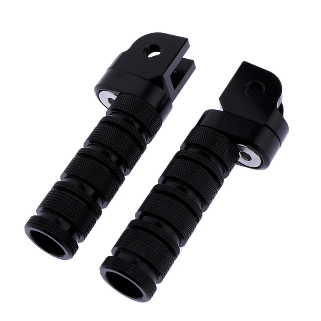 Motorcycle Rear Front FooAtrests Foot Pegs for Suzuki GSXR600 GSXR750 GSXR1000 2000-2011 Silver 