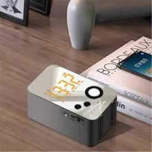 Bluetooth колонки бытовые часы на кровать тяжелый бас телефон маленькая акустика качество звука четкое и стабильное мини-будильник
