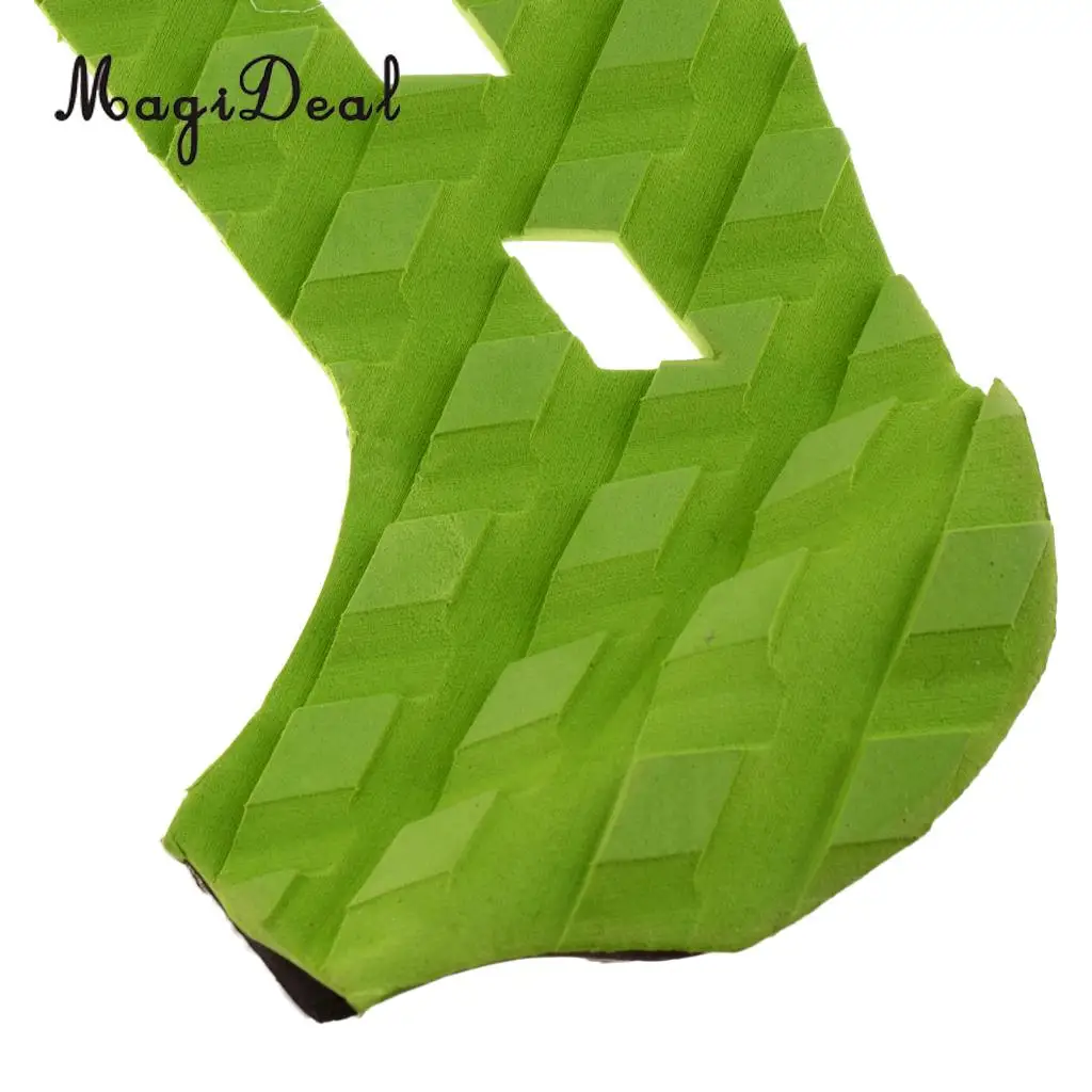 MagiDeal 3 Pieces Anti-slip EVA Surfboard Traction Pad Skimboard Tail Pad for Shortboard Funboard Paddleboard Pads Gear Protect