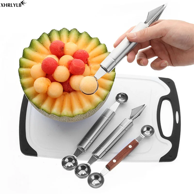 

XHRLYLB Double Head Stainless Steel Fruit Digger Fruit Carving Knife Fruit and Vegetable Tools Kitchen Accessories Wall Sticker7