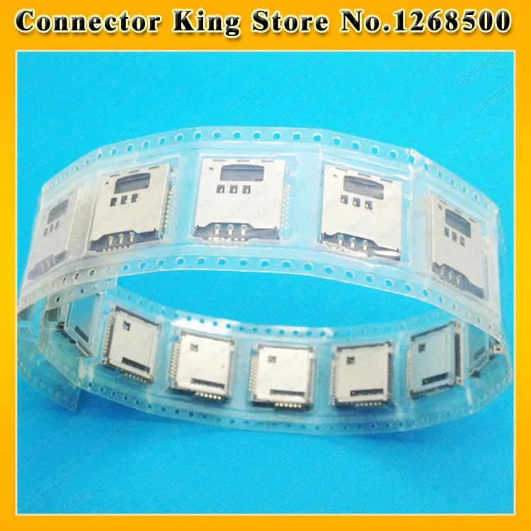 ChengHaoRan 50 шт. для Samsung S5230 S5233C S3930 W589 F488E M628 B3210 держатель чтения sim-карт слот лоток KA-086