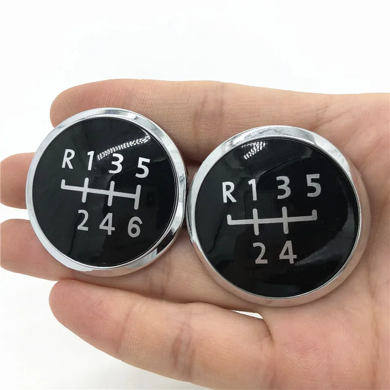 150pcs Gear Shift Knob Emblem Cap Covers Badge Lever Shifter for