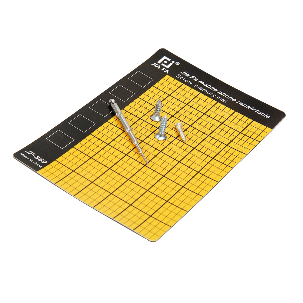 ESPLB Magnetic Screw Memory Mat Mini Chart Work Pad for Little Small Screws Holds Repair Tools 5.7x3.5inch best electrician tool bag