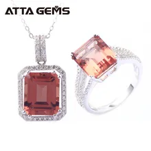 Солидные серебряные кольца, подвески для женщин, классический стиль, ювелирный набор, 16 карат, набор ювелирных изделий из серебра Diaspore