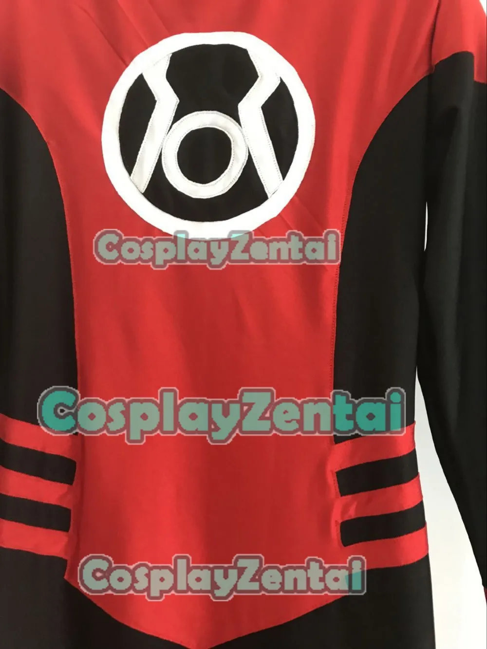 

Red Lantern Costume Fullbody Halloween Spandex Zentai Suit Hot Sale Catsuit