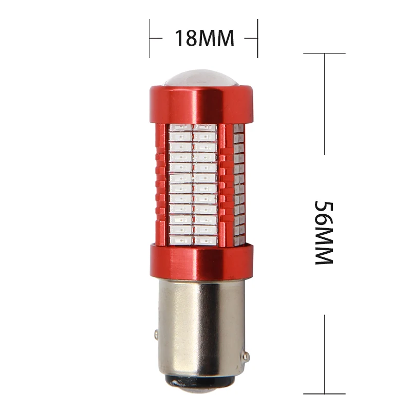 RXZ 2 шт. без ошибок автоматический светодиодный S25 BAY15D 1157 py21/5 Вт Светодиодный светильник с автоматическим поворотом парковочный задний drl светильник 12 в желтый красный белый
