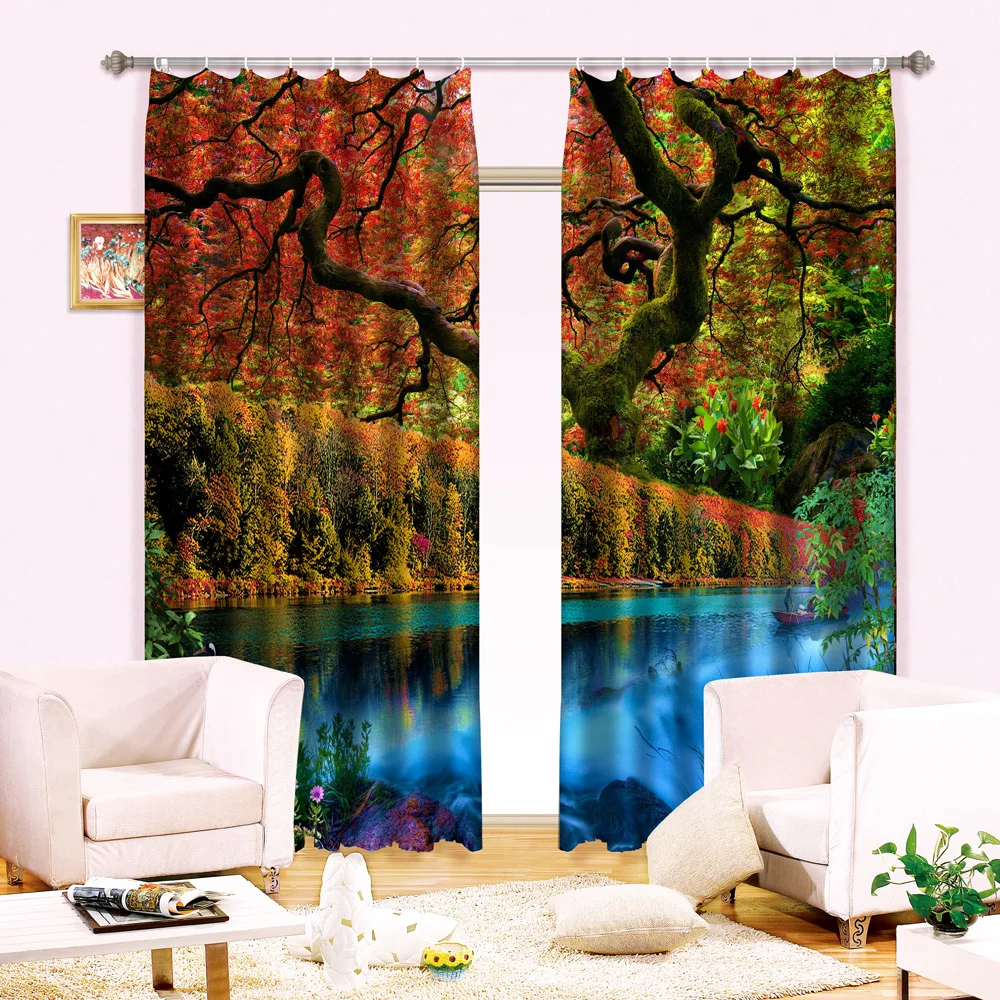 

Photo Printing 3D landscapes blackout curtains
