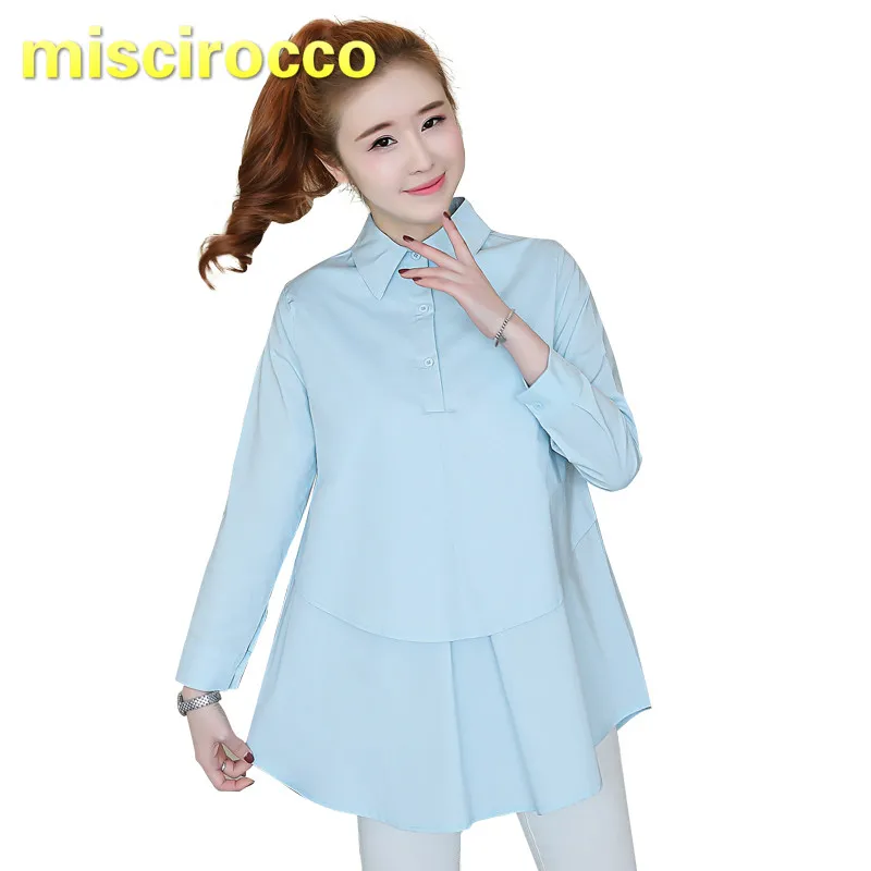 Maternity Shirt Cotton Pregnant Women S Long Sleeve Office Maternity Shirt Cotton Pregnant Women S