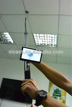 

CCTV wall and house roof chimney inspection camera with flexible 23mm camera head V5-TS1308D