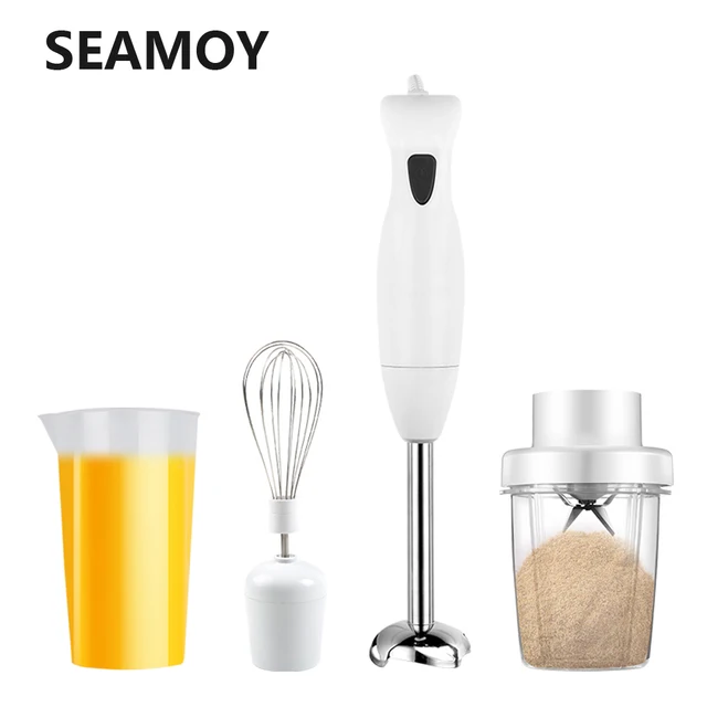 Special Offers Seamoy Hand Blender 4 in 1 Portable immersion Blender for Kitchen Food Processor stick with Chopper Whisk Electric Juicer Mixer Special Offers Seamoy Hand Blender 4 in 1 Portable immersion Blender for Kitchen Food Processor stick with Chopper Whisk Electric Juicer Mixer