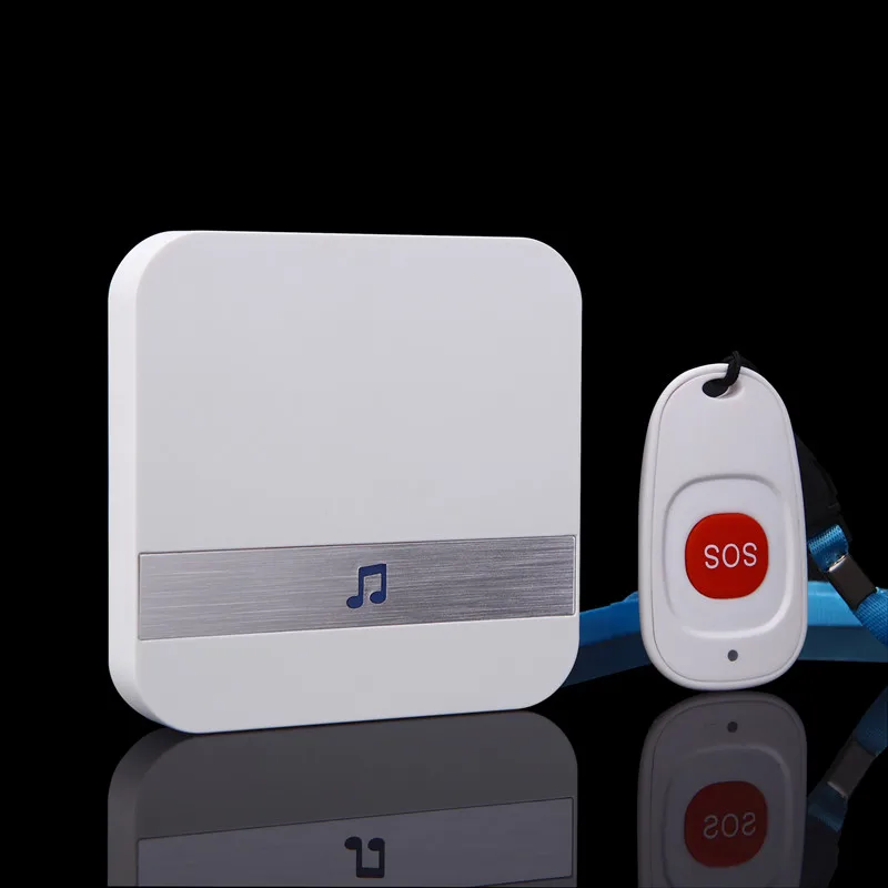

CACAZI C1 US Plug calling pager for elderly/ Child /Patient calling for Help pager nursing Call Panic Alert Home Safety Alarm