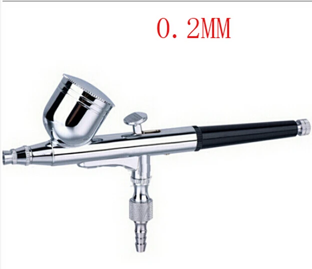 NEW 2015 Air Brush Spray Gun Dual Action Airbrushing Kit 0.2 mm Paint