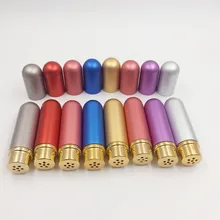 10 шт./лот, 5 мл, цветные алюминиевые контейнеры для носовых ингаляторов, высококачественные белые хлопковые фитили, ароматерапия, металлический ингалятор для эфирных масел