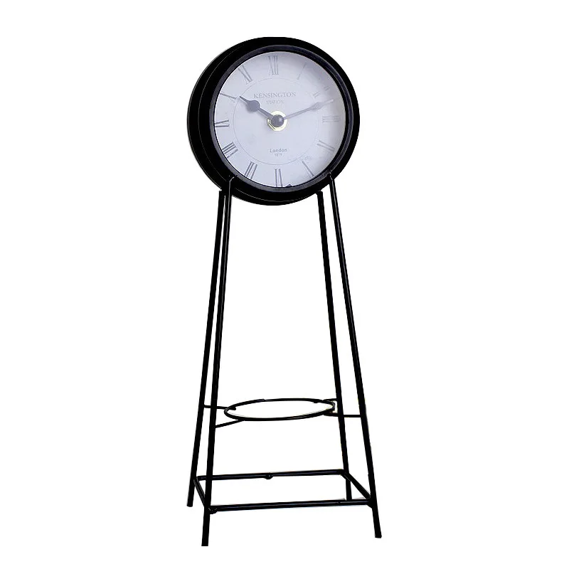 Home Decor часы абстрактный Ретро американского рабочего стола часы домашнего декора часы творческого немой дома Спальня офиса Часы Home Decor часы абстрактный Ретро американского рабочего стола часы домашнего декора часы творческого немой дома Спальня офиса Часы