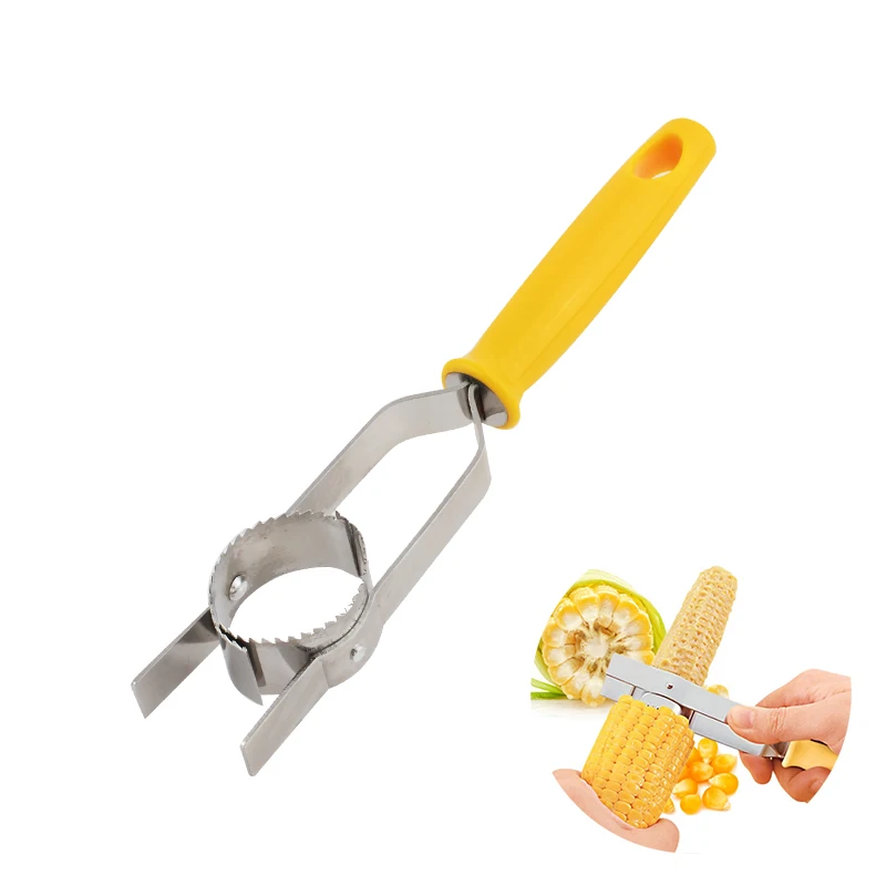 1 Pc Stainless Steel Corn Cob Peeler High Quality Fruit Vegetable Tools