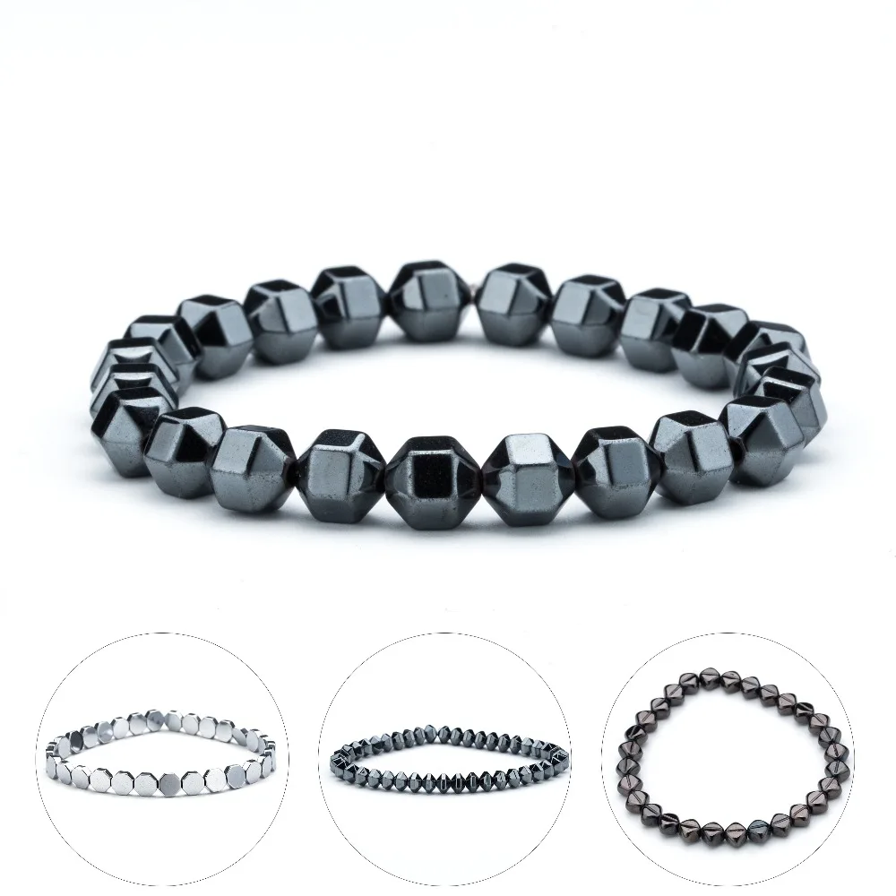 

4 styles charm Obsidian Stone Beads pulseira Bracelets for Men 2019 fashion Jewelry Accessories christian gift for friend men