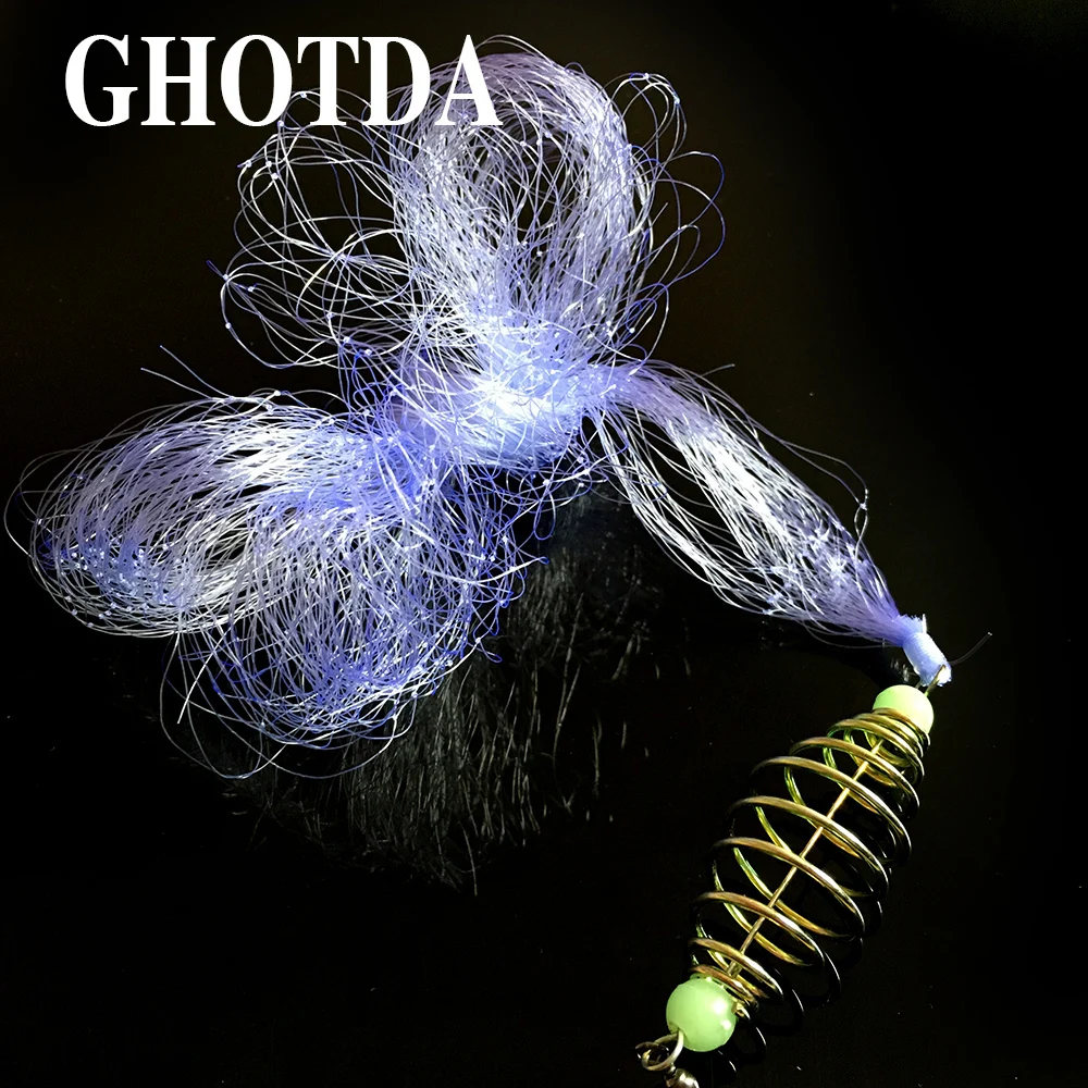 GHOTDA Copper Spring Shoal Fishing Net Small Mesh Luminous Beads Fishing  Tackle