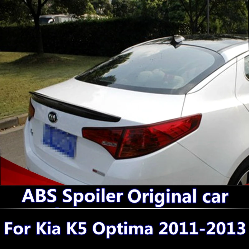 Для kia K5 спойлер Optima 2011-2013 Высокое качество ABS Материал заднее крыло праймер цвет задний спойлер для kia K5 спойлер Optima