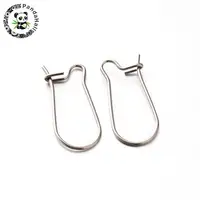 200 шт Серьга-Кольцо из нержавеющей стали серьги Модные аксессуары нерегулярные творческих серьги для Для женщин девушки аксессуары и украшения F60 - изображение