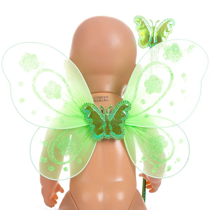 Крыльями+ волшебная палочка кукла аксессуары подходит 43 см для ухода за ребенком для мам/17 дюймов Reborn Baby Doll, дети лучший подарок на день рождения(мы продаем только сумка