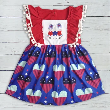 

Newest Summer Cotton Dress For Kids Girl Summer Sleeveless Cotton Dress Child Princess Dress Clothes LYQ904-781