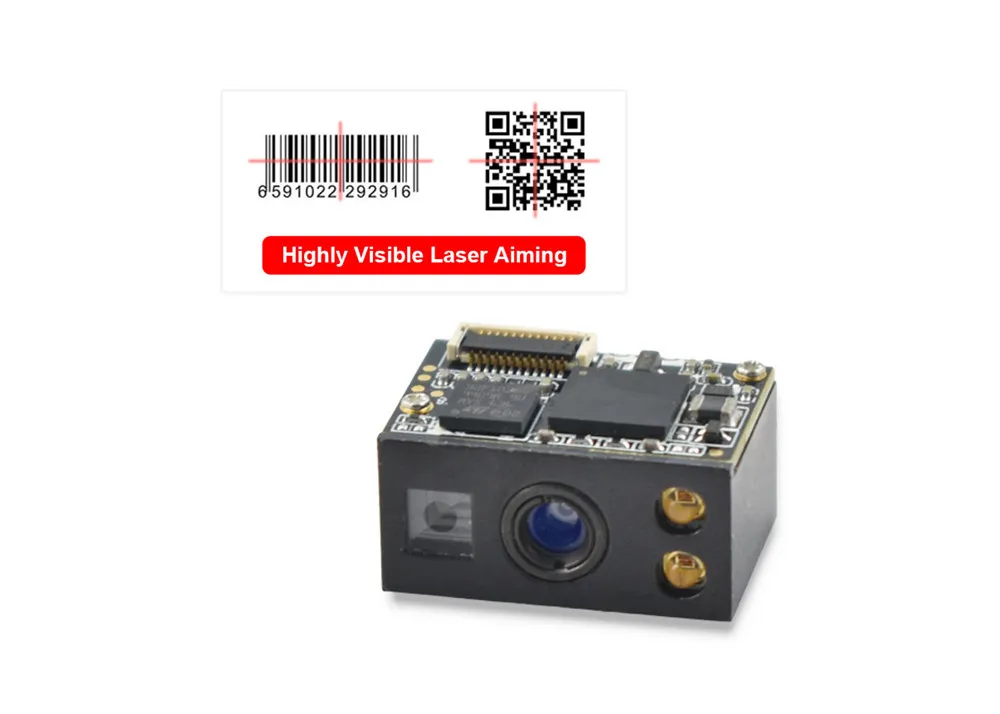 Rakinda новый дизайн LV3396 лазерный сканер qr-кода TTL232 интерфейс 2D штрих-кода |