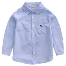2017 new spring loaded children’s clothing boy shirt Korean long-sleeved baby short-sleeved shirt shirt boy autumn
