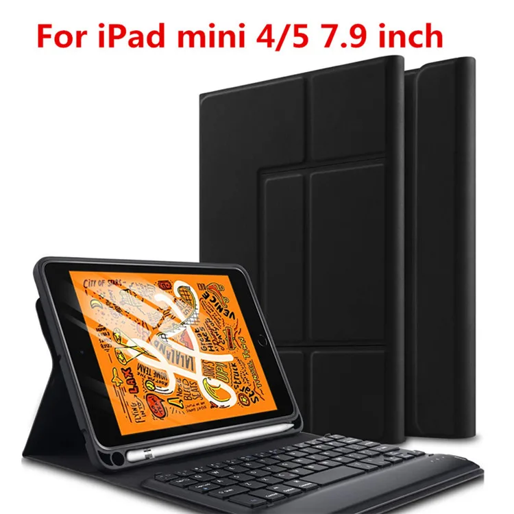 SD-TPU-mini-black Для iPad mini 5 7,9 чехол клавиатура с держателем карандаша смарт-чехол для iPad Air 3 10,5 для iPad 6th 9,7 Pro 11 10,5 12,9 чехол - Цвет: SD-TPU-mini-black