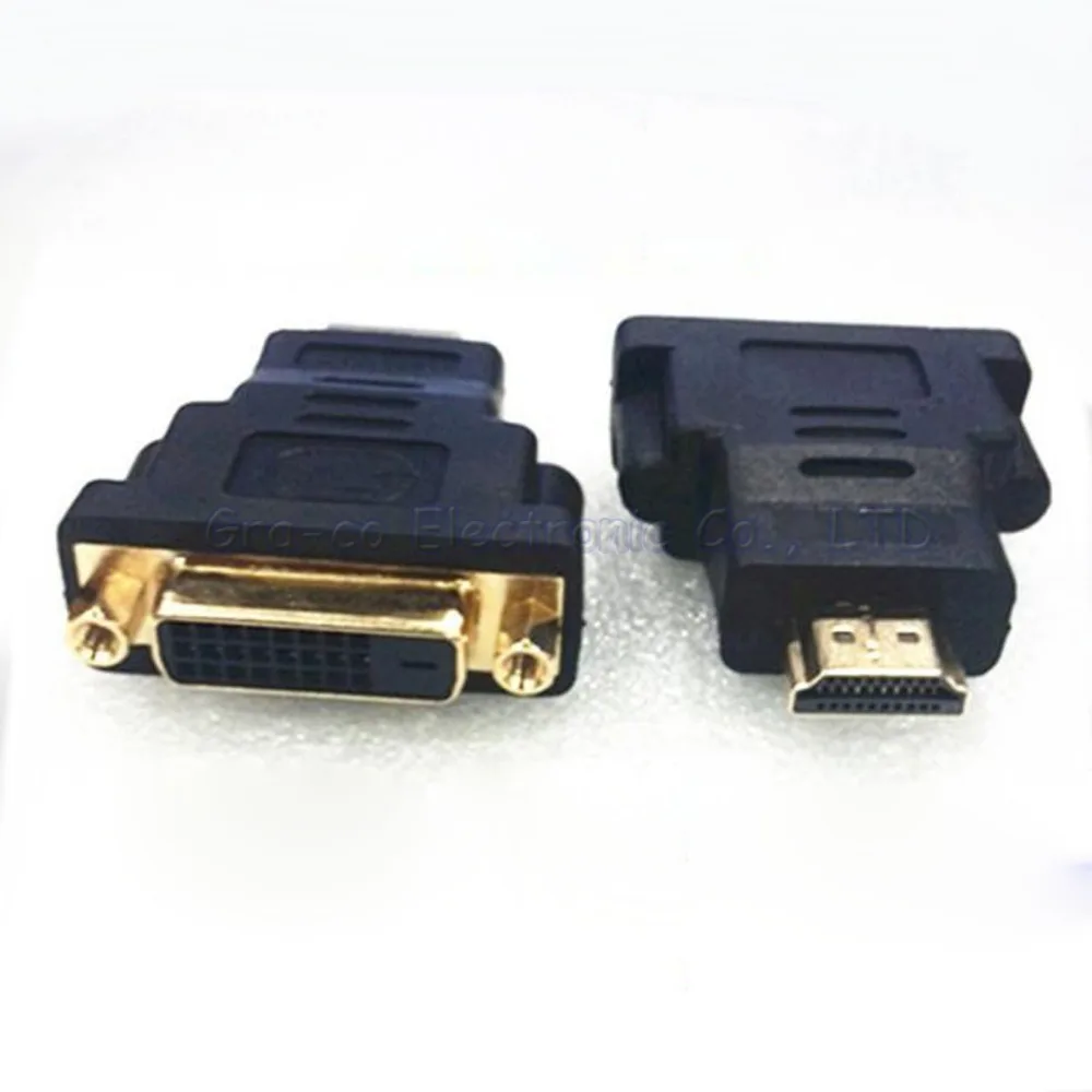 Adaptador de conversão dvi para hdmi, 10 fábricas, 24 + 1, fêmea para ...