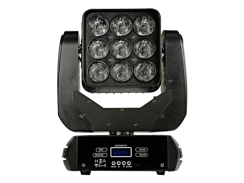 9x12 Вт матричный светодиодный светильник RGBW 4IN1 Moving головной свет луча света DMX512