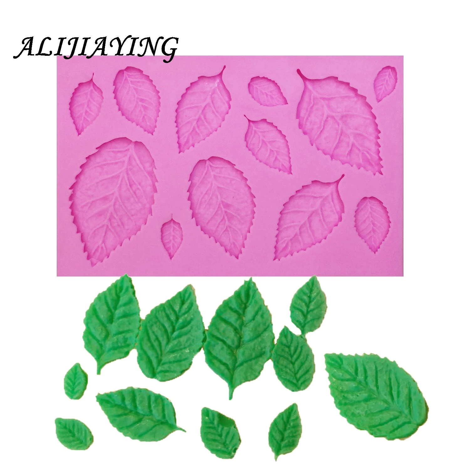 

Christmas tree leaves / Rose leaves silicone mold / DIY chocolate Tools / cookies mold /fondant cake mold D0967