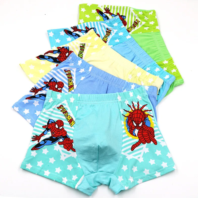 

10 pcs/lot Children's 100% cotton underwear Baby boys underwear boxers cartoon boy briefs infant boy panties kids short clothes