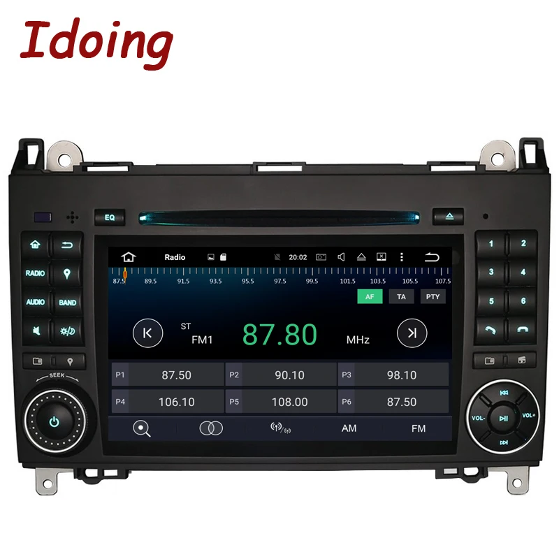 Sale Idoing 2Din Steering Wheel For MercedesBenz A Class&B Class Car DVD Multimedia Video Player Android7.1Navigation Bluetooth WIFI 1