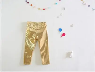 Vidmid детские штаны для девочек, леггинсы для Детские штаны для девочек Дети Золотой chaparajos брюки для девочек старшего возраста золотистые леггинсы Штаны 7064 01